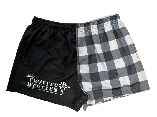 TW The Rodeo Footy Shorts -The Chutes